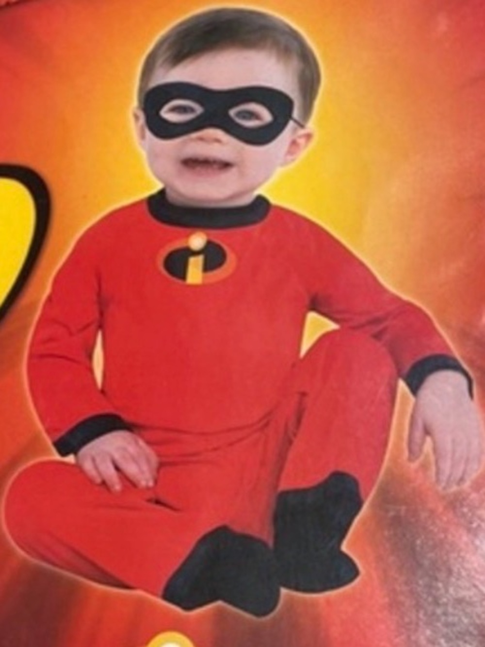 Incredibles costume Baby Jack Jack size 6-12 months infant costume onesie